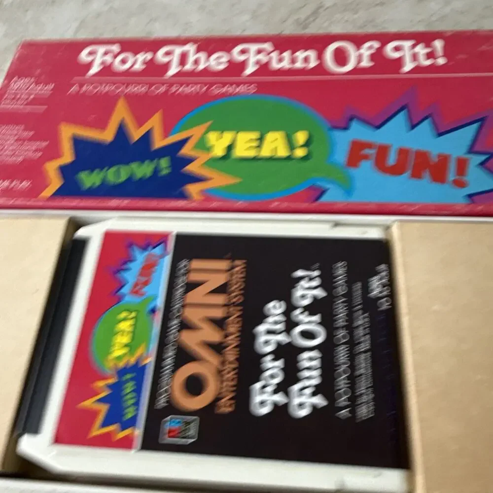 For The Fun Of It for Omni Entertainment System Milton Bradley 1980